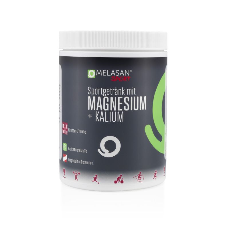 Melasan Sportgetränk Magnesium-Kalium HIMBEER-ZITRONE